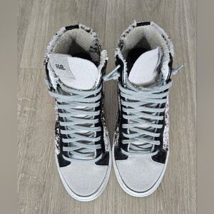 P448 High-Top Sneakers in Black and Gray